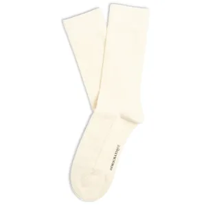 6- Pack Originals Champagne Pique Socks Off White