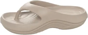 Arch Support Flip Flops for Women Plantar Fasciitis, Orthopedic Sandals, Slip On Thong Sandals, Orthotic Slippers Indoor and Outdoor, Comfortable Walking Slides for All Day Wear, Ladies Wedge Slippers