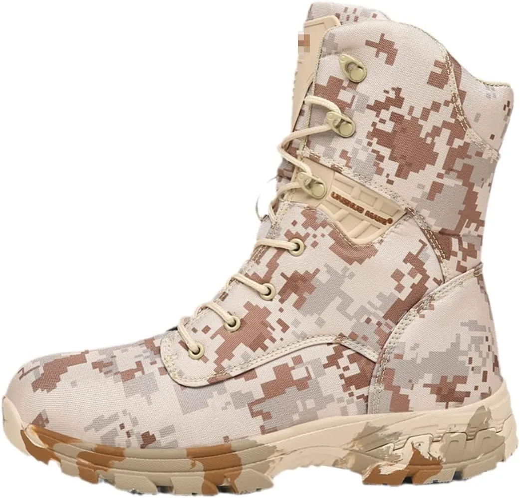 Army Green Military Tactical Boots Men's Outdoor Sports Hiking Boots Mountain Waterproof Hunting Boots