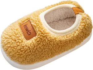 Baby House Slipper Winter Indoor Shoes Fuzzy Non Slip Bedroom Slipper Toddler Grip Slippers Baby Walking Shoes