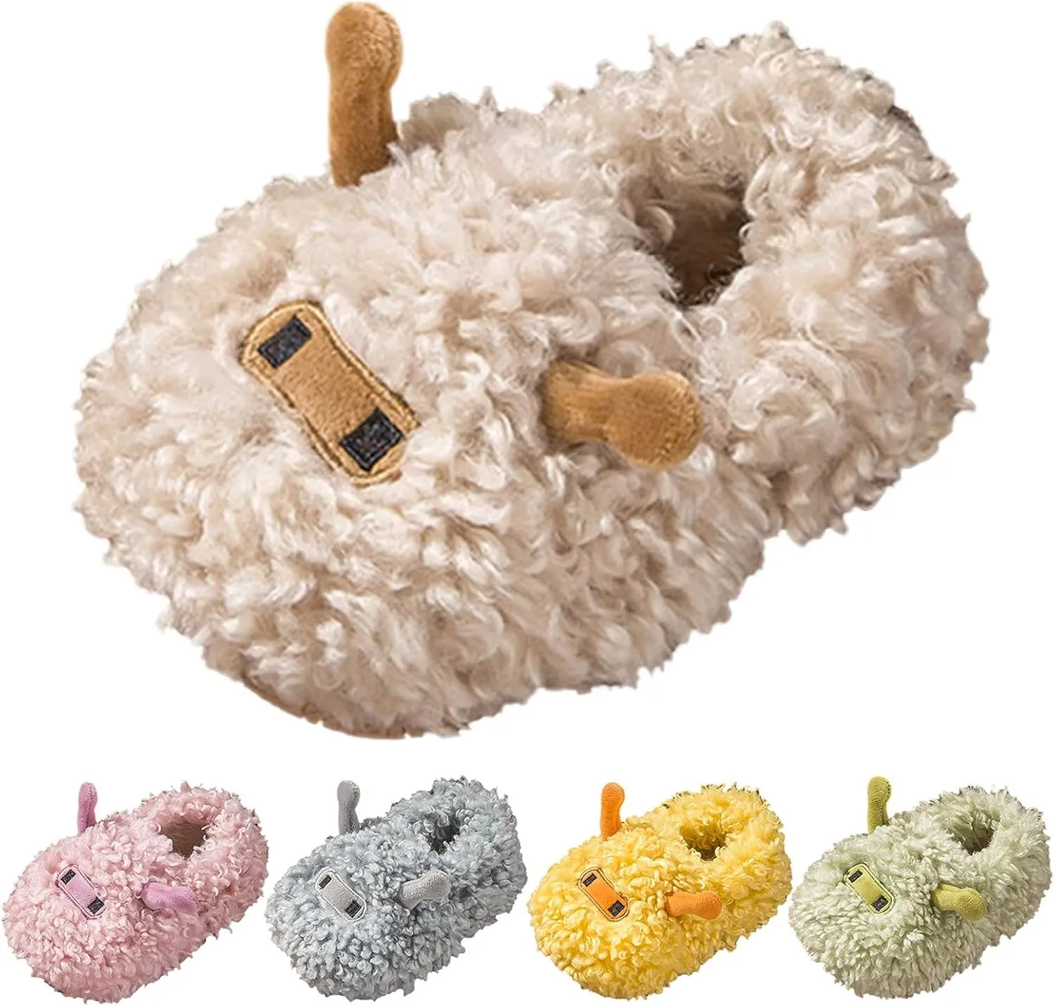 Baby Warm Winter Slippers Toddler Non Slip House Slippers Boys and Girls Slippers Flat Soft Slip On Slipper