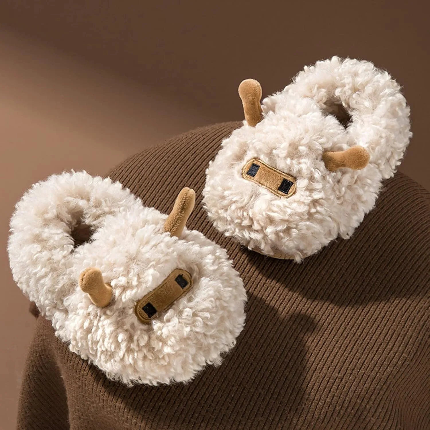 Baby Warm Winter Slippers Toddler Non Slip House Slippers Boys and Girls Slippers Flat Soft Slip On Slipper