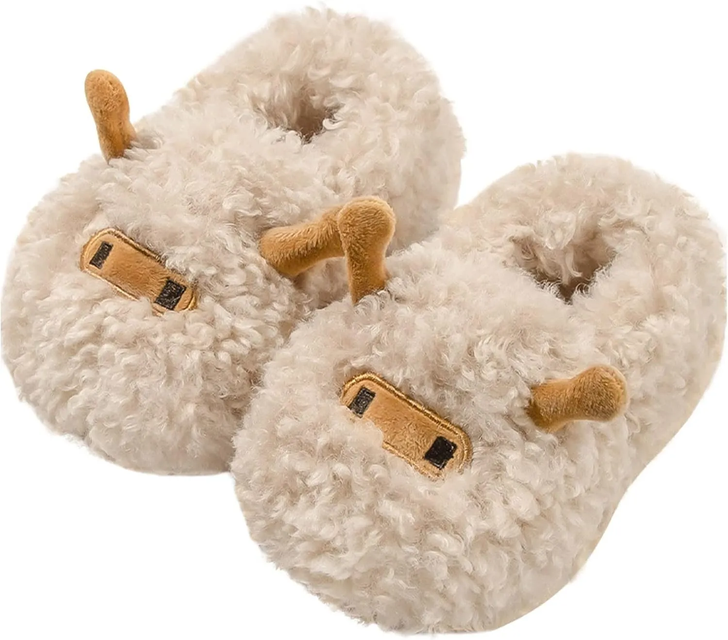 Baby Warm Winter Slippers Toddler Non Slip House Slippers Boys and Girls Slippers Flat Soft Slip On Slipper