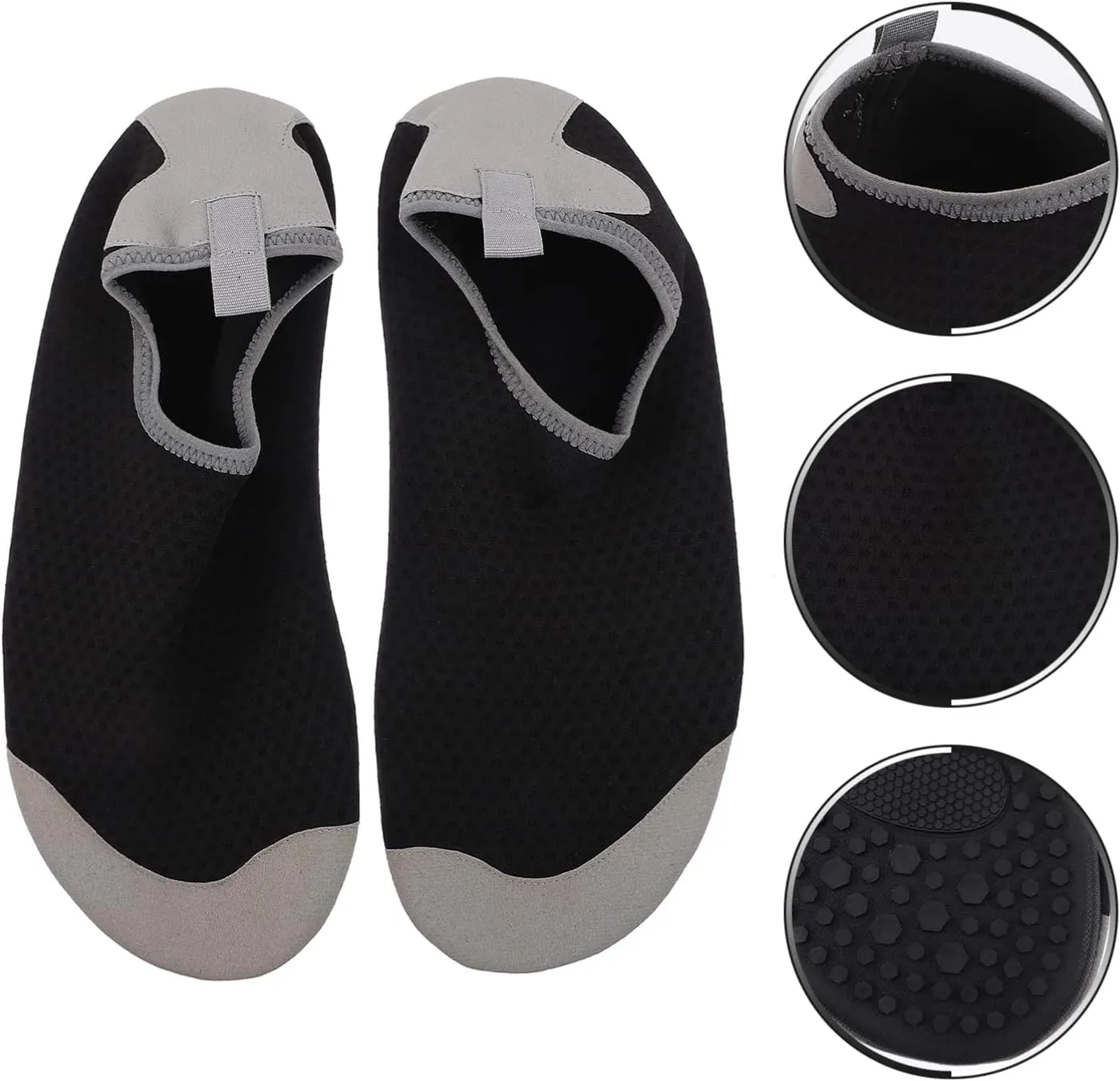 BESPORTBLE 1 Pair of Water Shoes for Men Women Swim Pool Beach Socks Quick- Drying Water Shoes Unisex Outdoor Surf Water Shoes