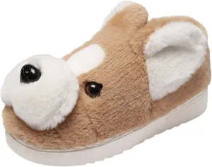 Big Girl Slipper Girls Boys Home Slippers Warm Dog House Slippers For Toddler Winter Jelly Sandals for Girls Size 2