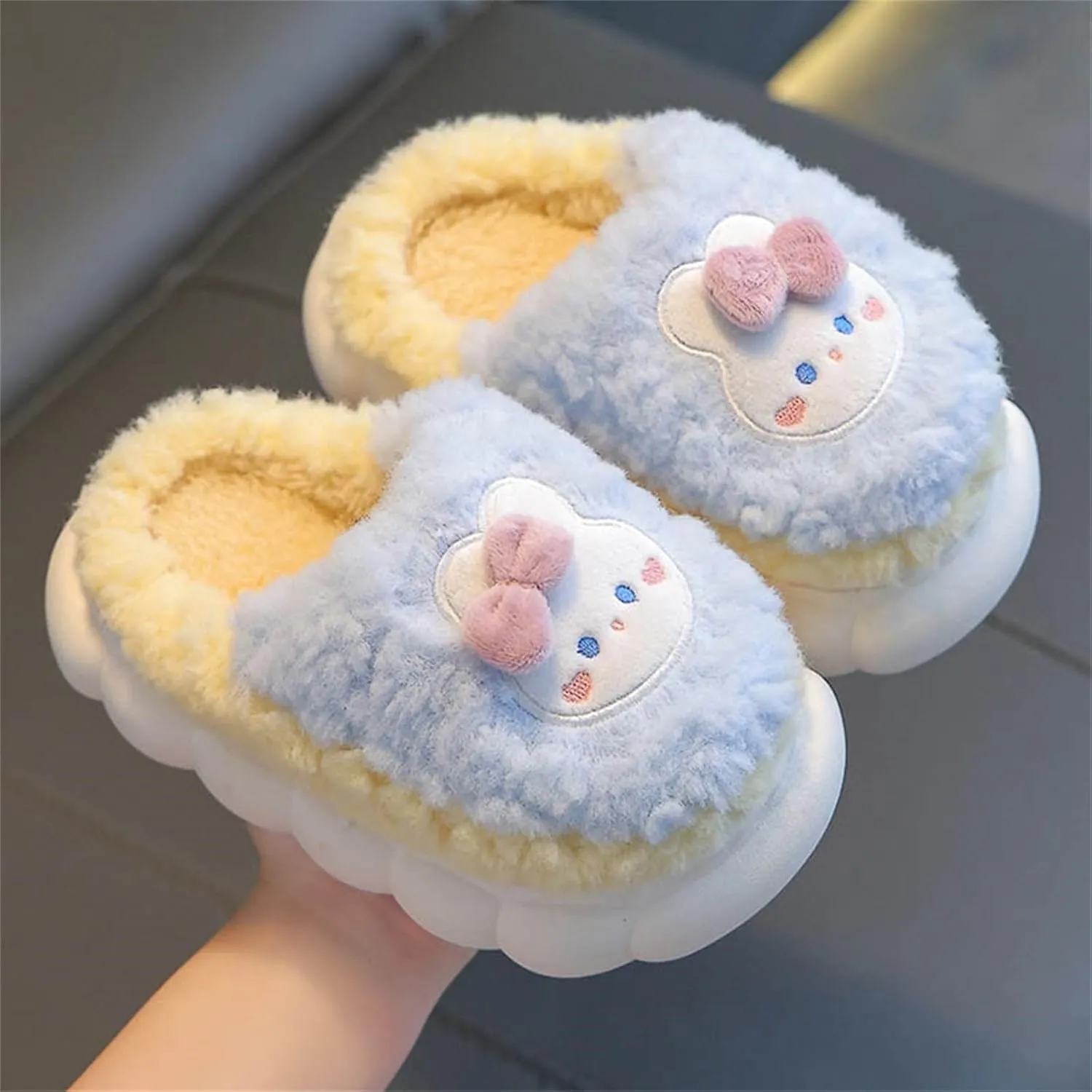 Big Girl Slippers Toddler Children Baby Kids Girls Boys Cute Slippers Warm Indoors Shoes Sandals Girl Size 11