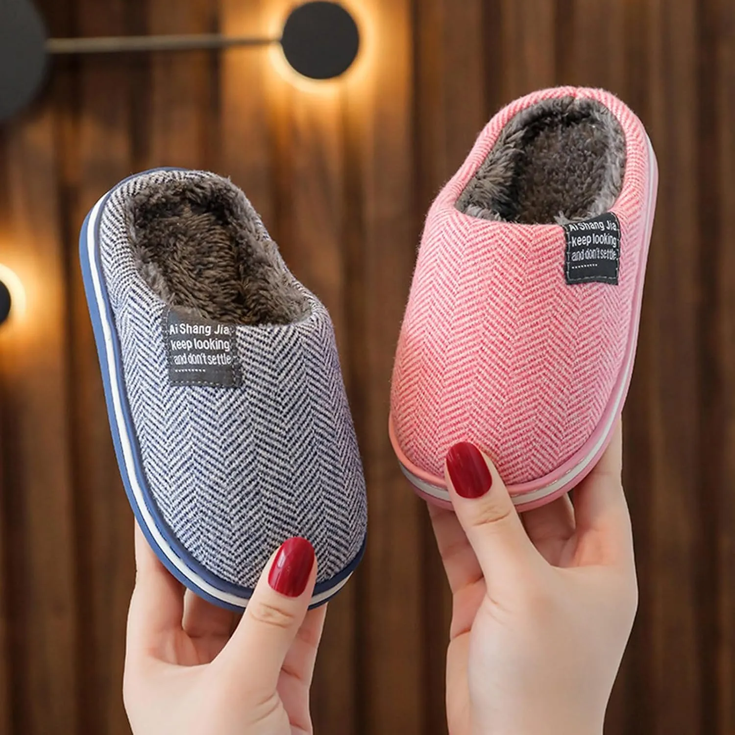 Boys Girls Cute Animal House Shoes Non Slip Slip on Fuzzy Cozy Indoor Outdoor Slippers Fall Winter Costume