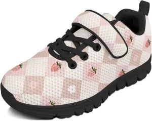 Boys Girls Sneakers,Children's One Strap Sneakers with Non-Slip Sole, Comfortable Cycling Footwear,Size 11 to 15