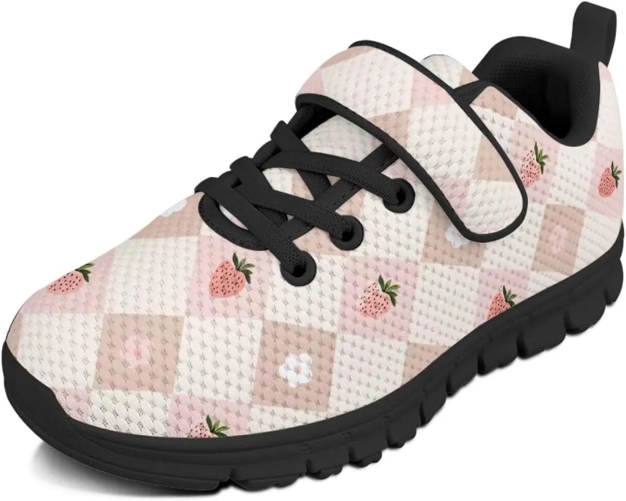 Boys Girls Sneakers,Children's One Strap Sneakers with Non-Slip Sole, Comfortable Cycling Footwear,Size 11 to 15