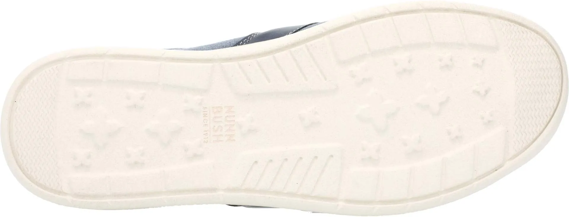 Brewski Moc Toe Slip-on with Elastic Bungee Nunn Bush Loafers, Navy