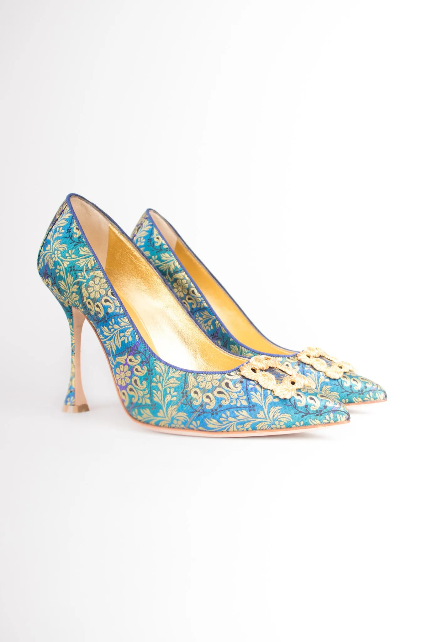 Brocade Buckle Remota Heels