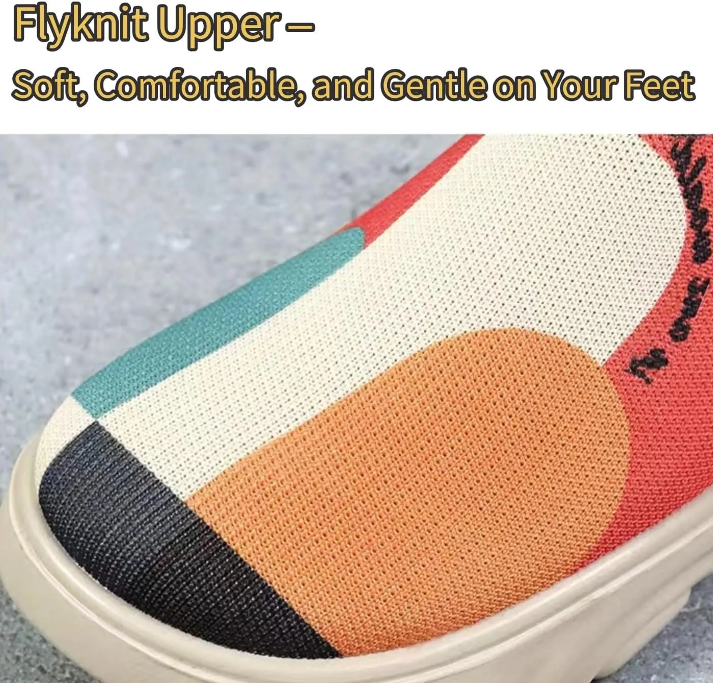 Canvas Chunky Sneakers for Women Non-Slip Comfort Walking Shoes Breathable Summer Shoes for Travel or Home