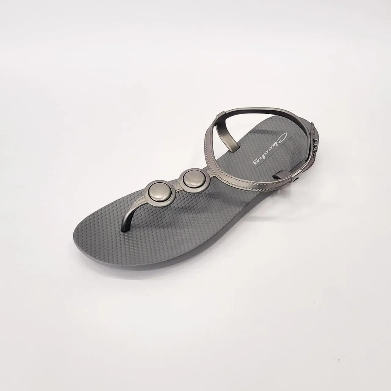 Cheeky grey embellished sandal