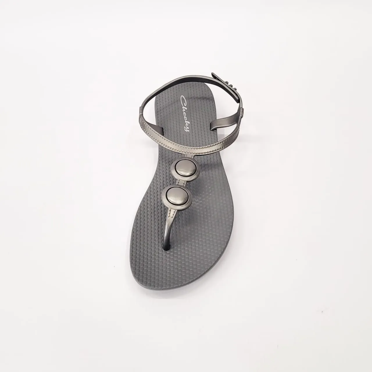 Cheeky grey embellished sandal