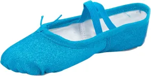 Children Ballet Shoes for Girls Dance Performance Slippers Sequins ??enuine Leather Ballerina Yoga Shoes