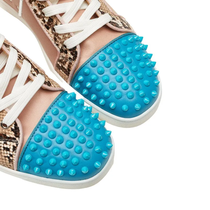 Christian Louboutin Spikes Leather Trainers