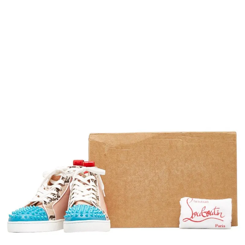 Christian Louboutin Spikes Leather Trainers