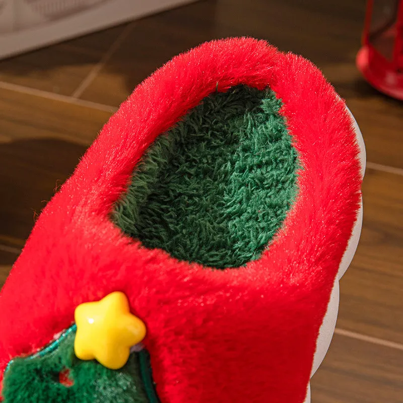 Christmas Tree Women's Home Slippers – Festive, Cozy, and Comfortable