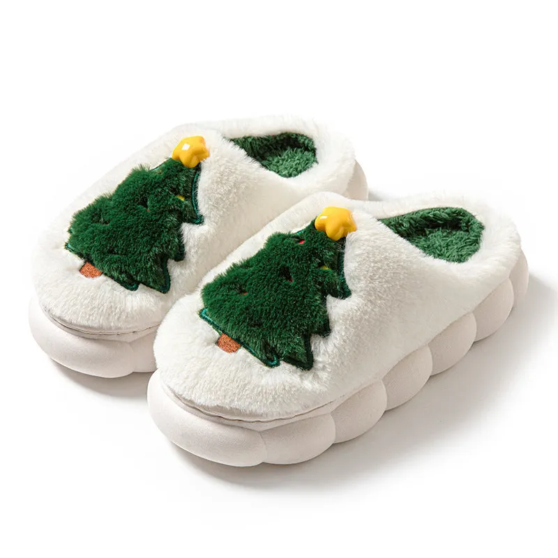 Christmas Tree Women's Home Slippers – Festive, Cozy, and Comfortable