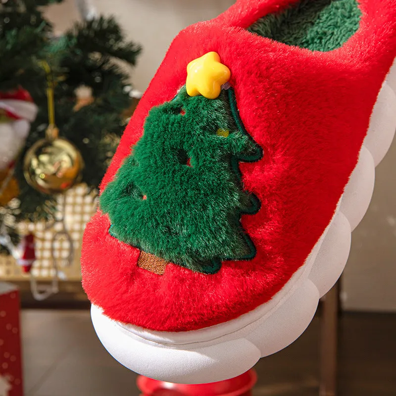 Christmas Tree Women's Home Slippers – Festive, Cozy, and Comfortable