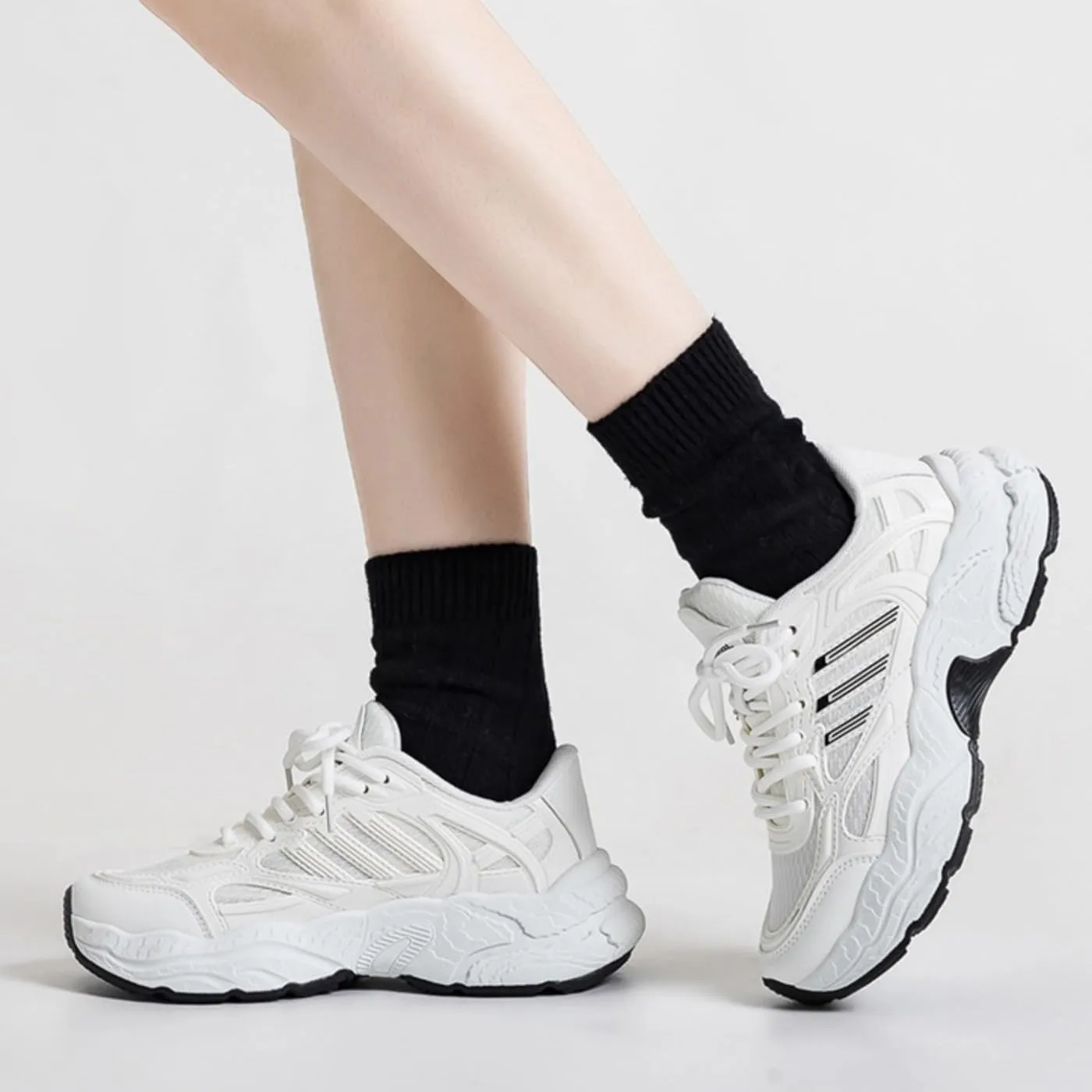 Chunky Platform Sneakers for Women & Girls ?C Thick Sole Running & Walking Shoes with Comfort Fit for Travel & Gifting