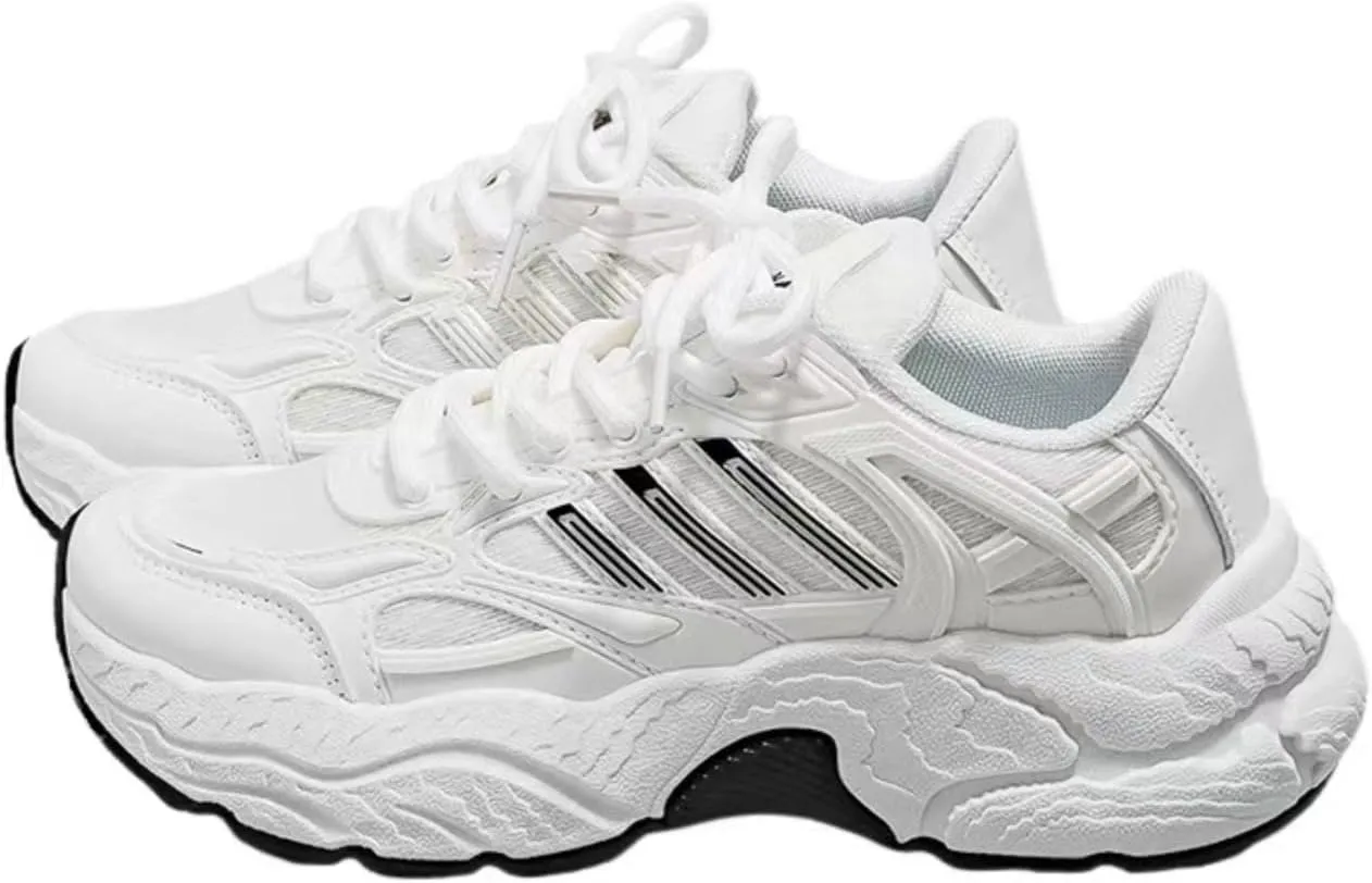 Chunky Platform Sneakers for Women & Girls ?C Thick Sole Running & Walking Shoes with Comfort Fit for Travel & Gifting