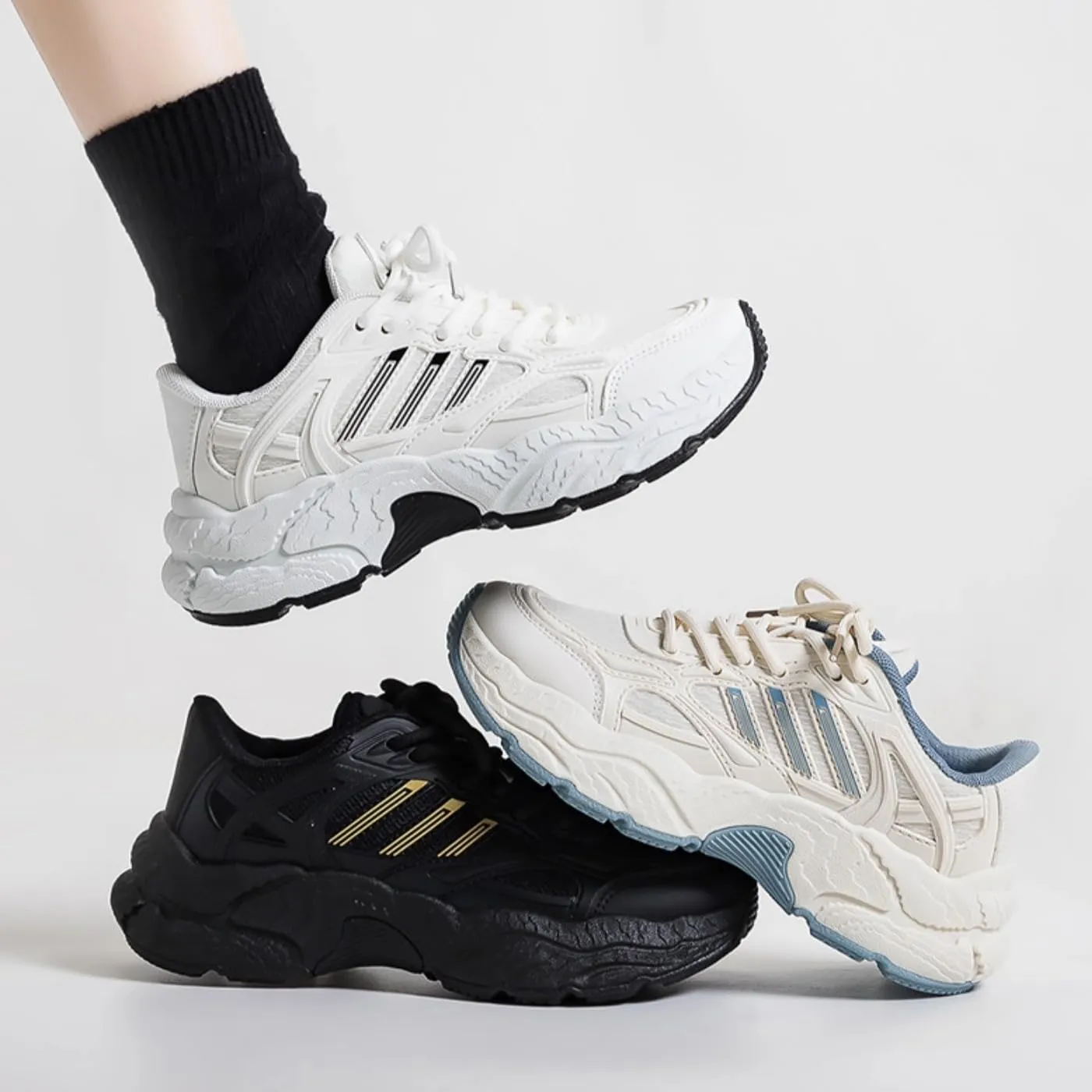 Chunky Platform Sneakers for Women & Girls ??Thick Sole Running & Walking Shoes with Comfort Fit for Travel & Gifting