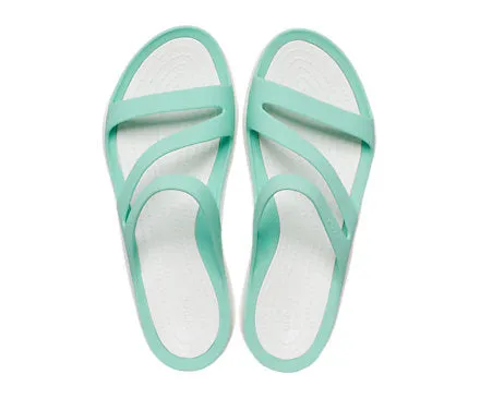 Crocs Womens Swiftwarer Sandal - Pistachio