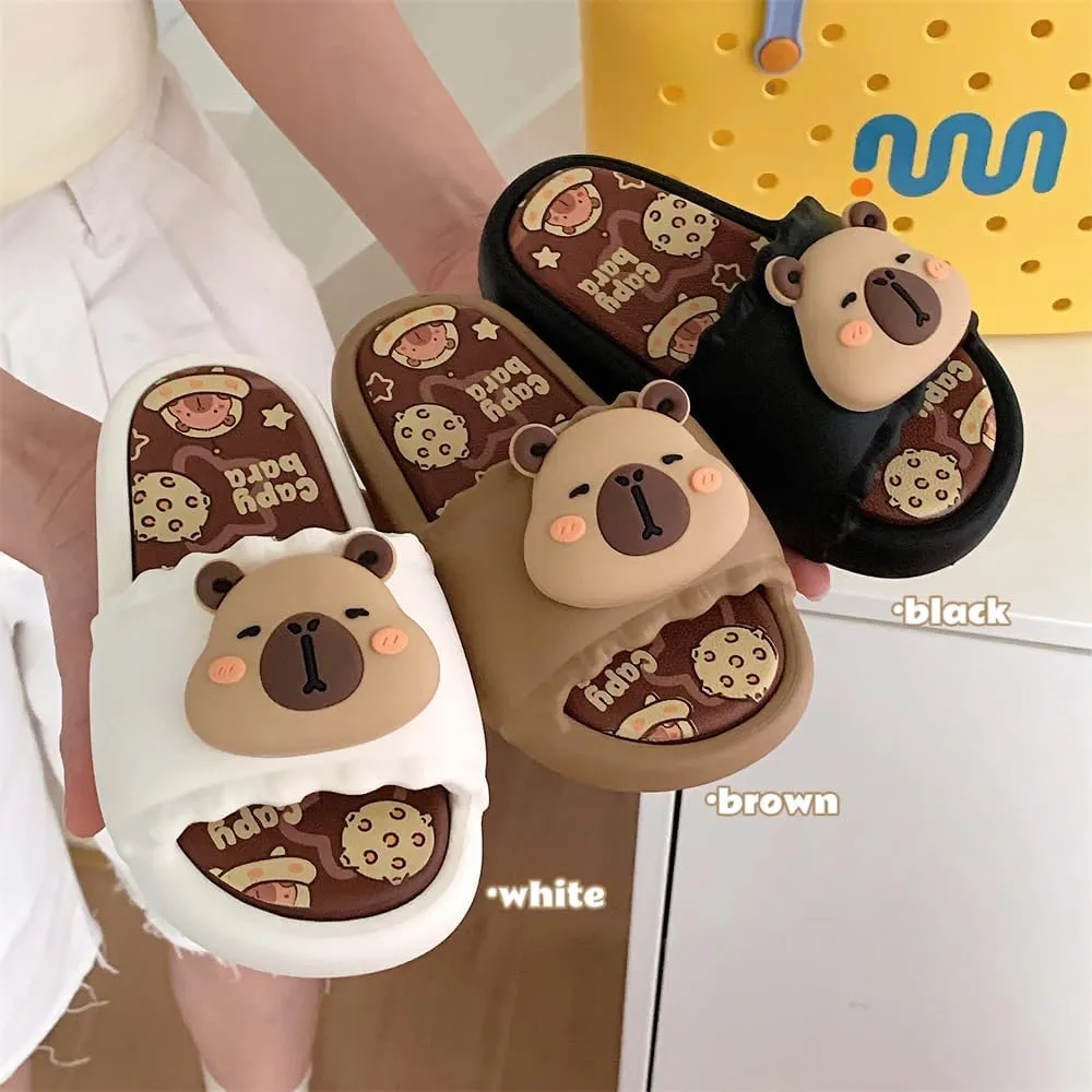 Cute Capybara Slippers for Kids,Cute Animal Slides Sandals,Toddler Boys Girls Sandals Slides,Summer Anti-slip Lightweight