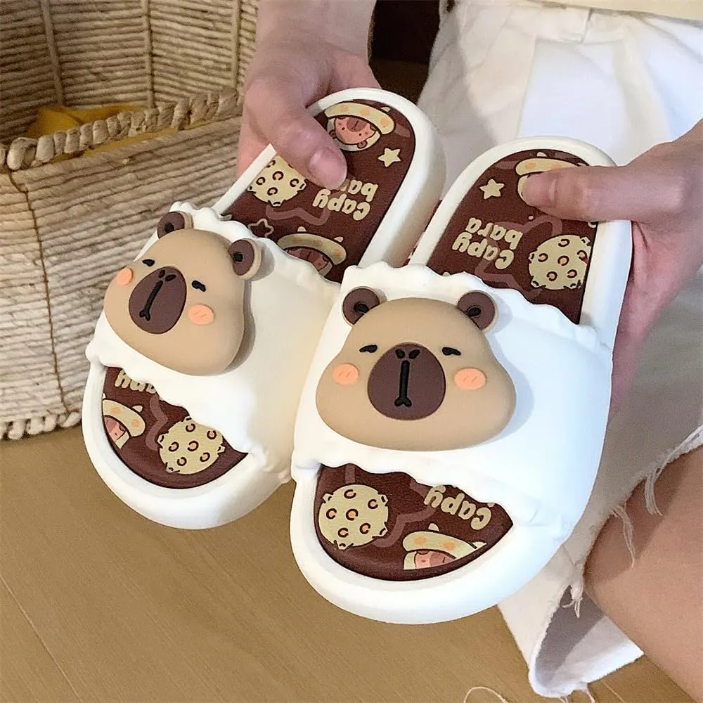 Cute Capybara Slippers for Kids,Cute Animal Slides Sandals,Toddler Boys Girls Sandals Slides,Summer Anti-slip Lightweight