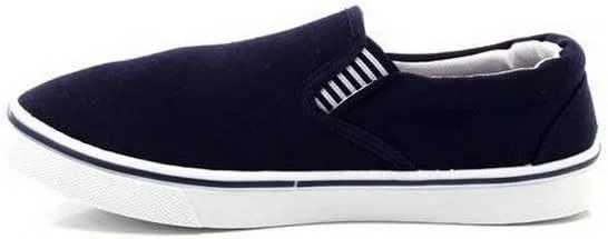 Dek Mens Gusset Casual Canvas Yachting Shoes