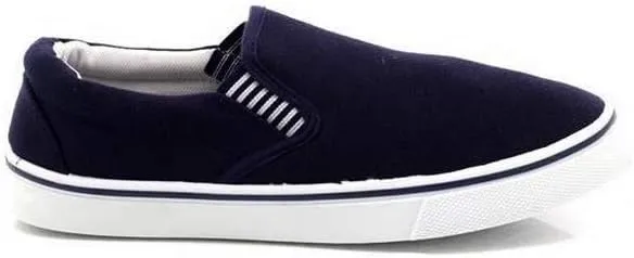 Dek Mens Gusset Casual Canvas Yachting Shoes