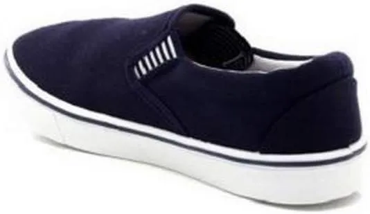 Dek Mens Gusset Casual Canvas Yachting Shoes