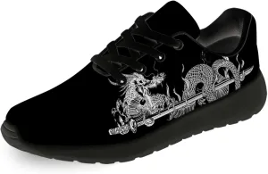 Dragon Running Shoes for Women Men Tennis Walking Lightweight Sneaker Birthday Gifts for Mom Dad