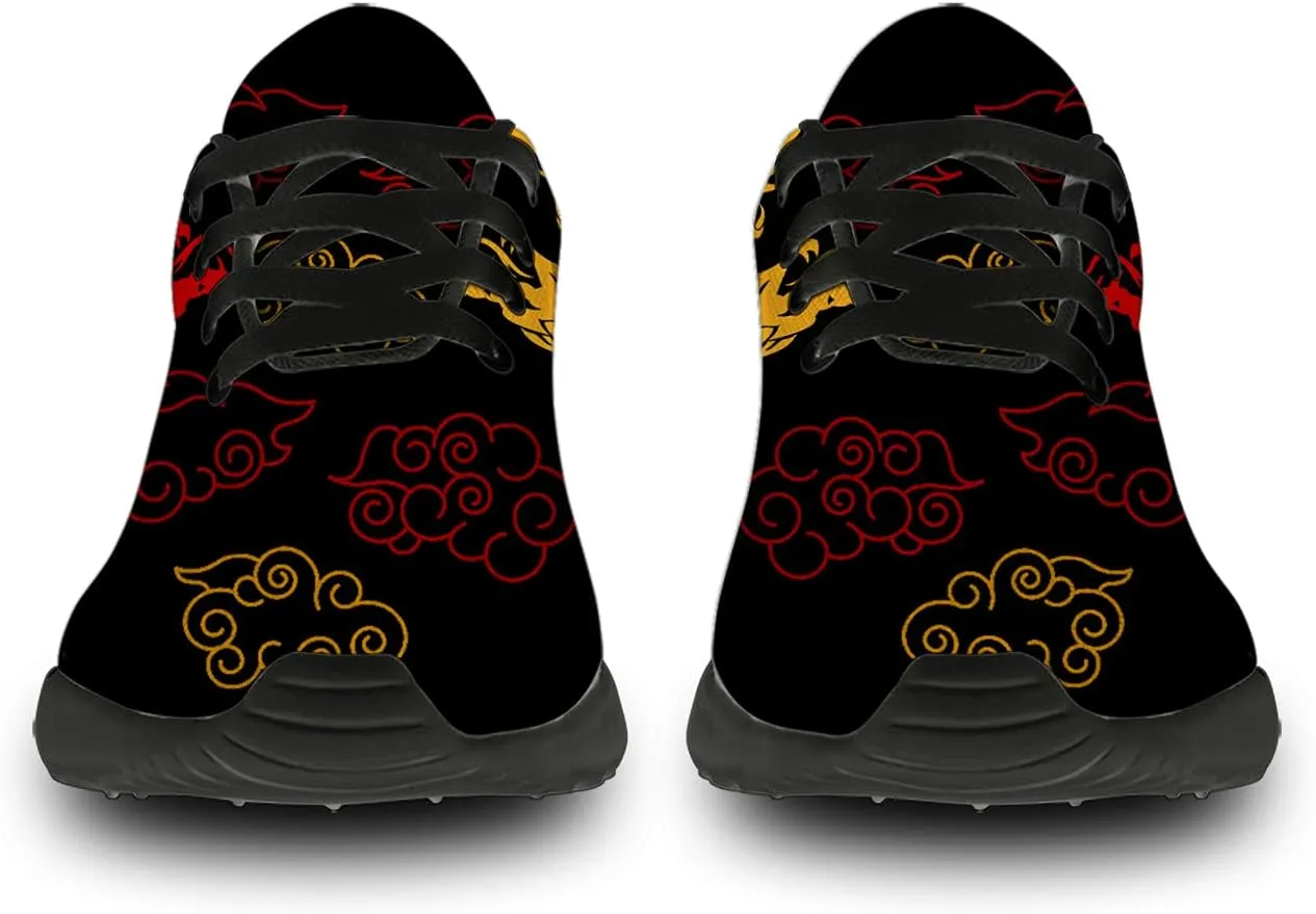 Dragon Running Shoes for Women Men Tennis Walking Lightweight Sneaker Birthday Gifts for Mom Dad
