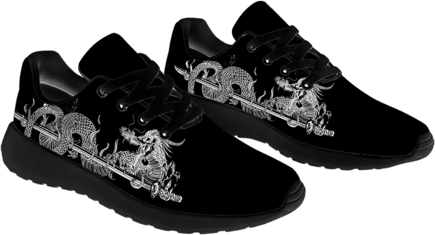 Dragon Running Shoes for Women Men Tennis Walking Lightweight Sneaker Birthday Gifts for Mom Dad