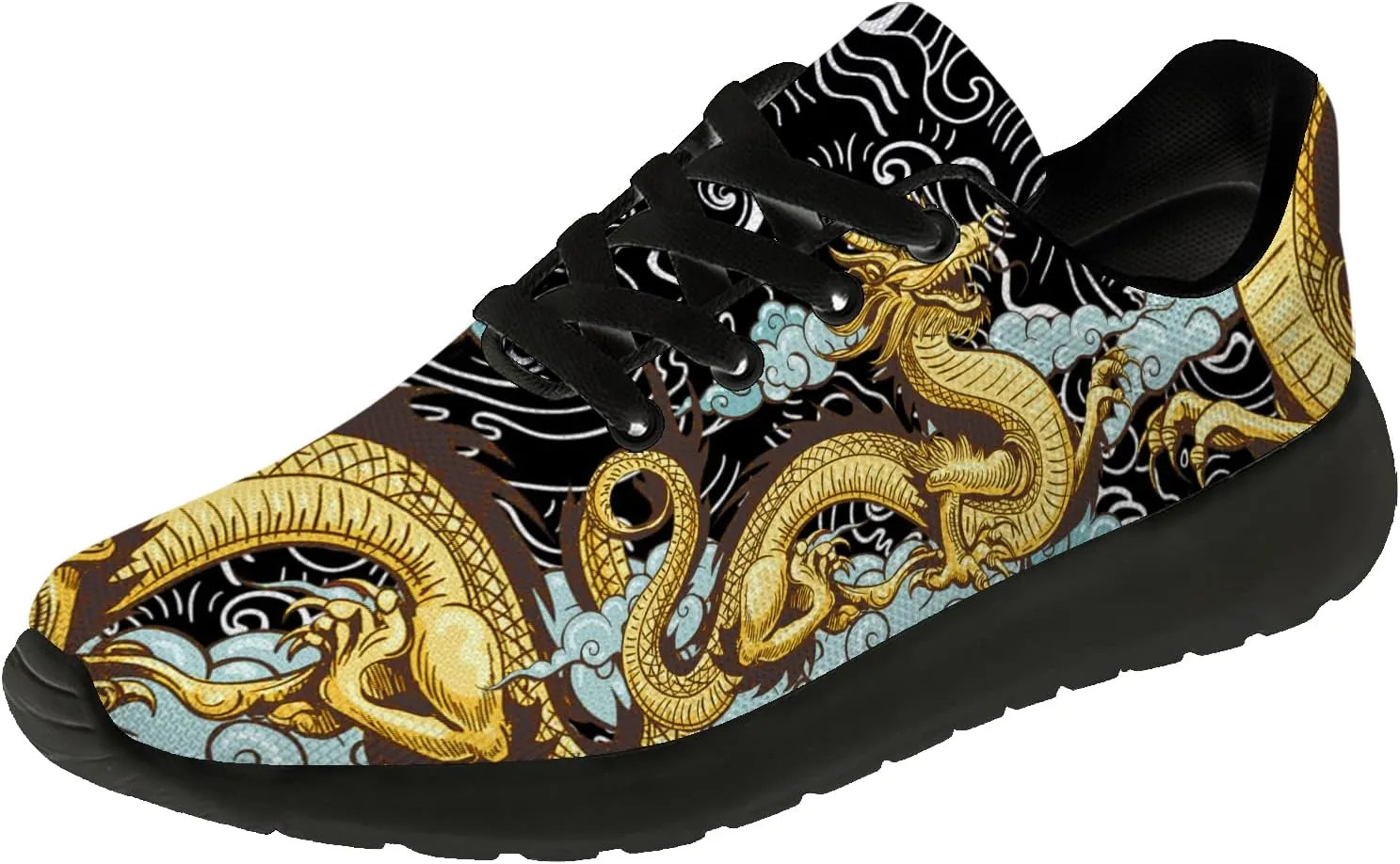 Dragon Running Shoes for Women Men Tennis Walking Lightweight Sneaker Birthday Gifts for Mom Dad