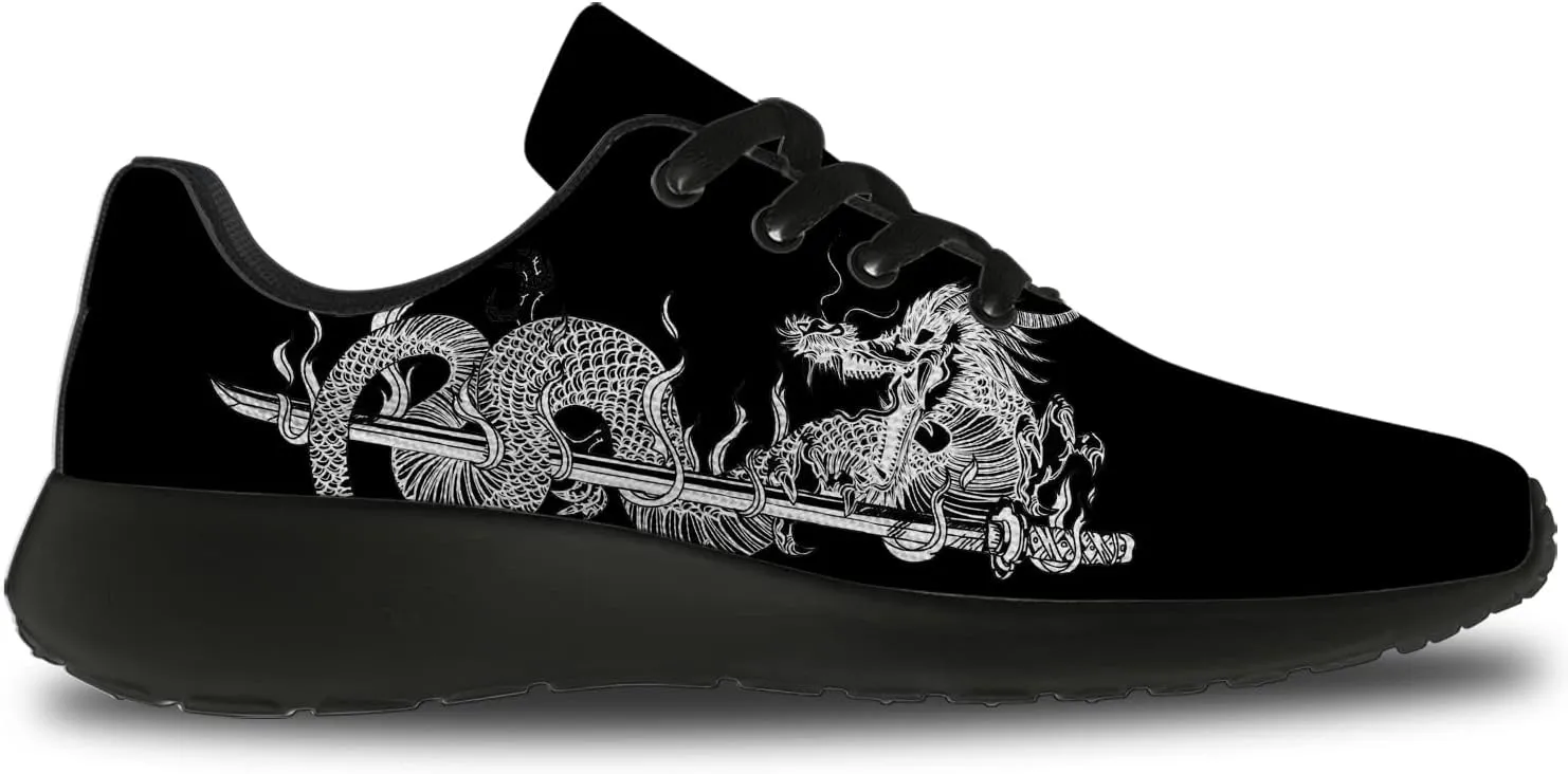 Dragon Running Shoes for Women Men Tennis Walking Lightweight Sneaker Birthday Gifts for Mom Dad