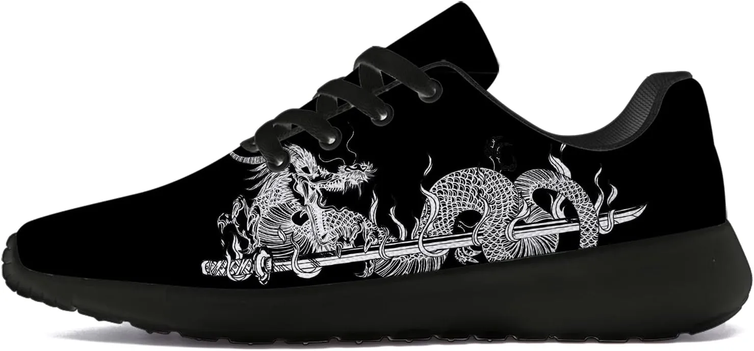 Dragon Running Shoes for Women Men Tennis Walking Lightweight Sneaker Birthday Gifts for Mom Dad