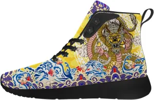 Dragon Shoes for Men High Top Sneakers Running Waking Tennis Shoes Gifts for Dad Boyfriend