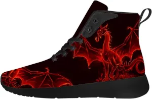 Dragon Shoes for Men High Top Sneakers Running Waking Tennis Shoes Gifts for Dad Boyfriend