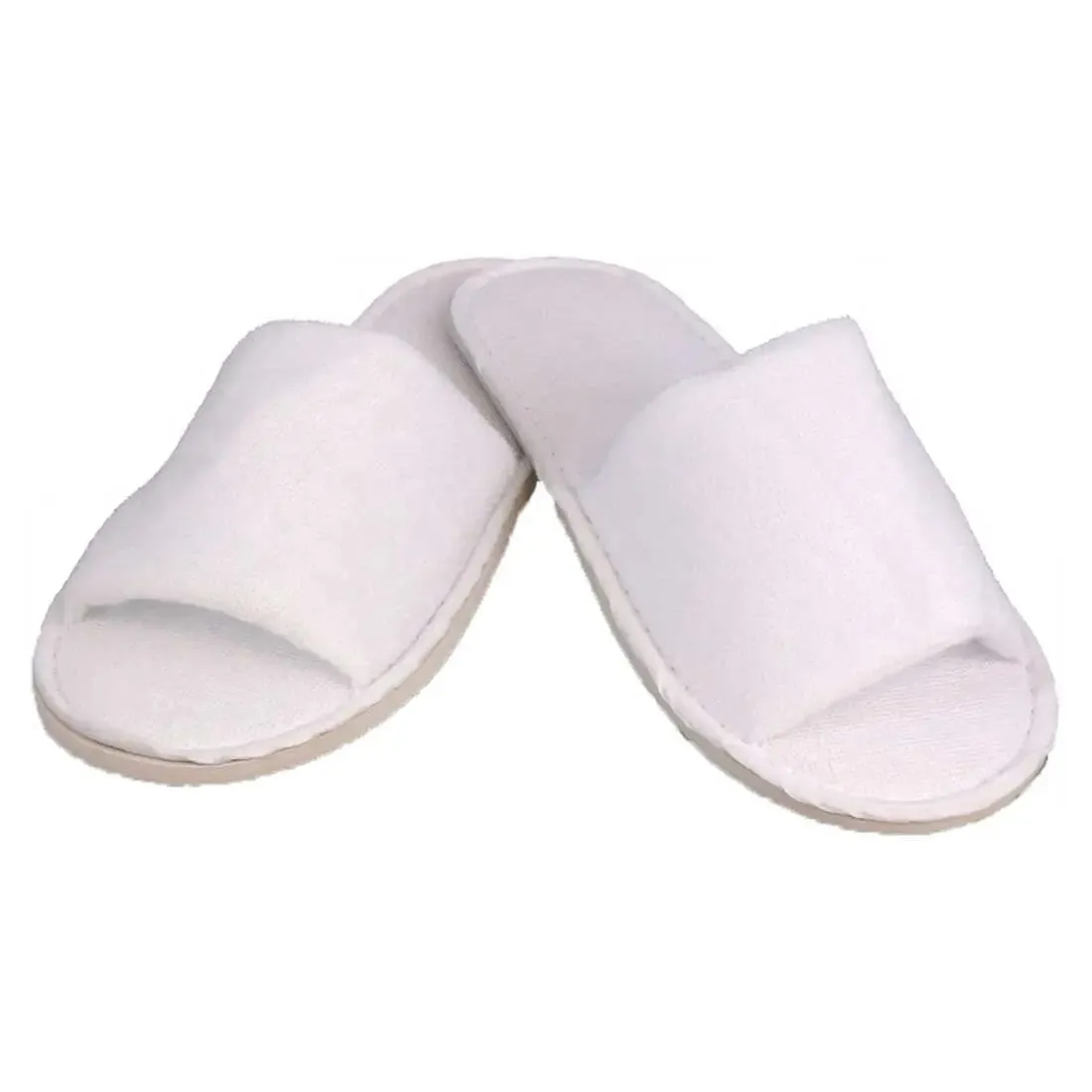 Duncan Stewart Disposable Slippers With Rubber Sole Open Toe - Bundle Options of 10, 15 & 20