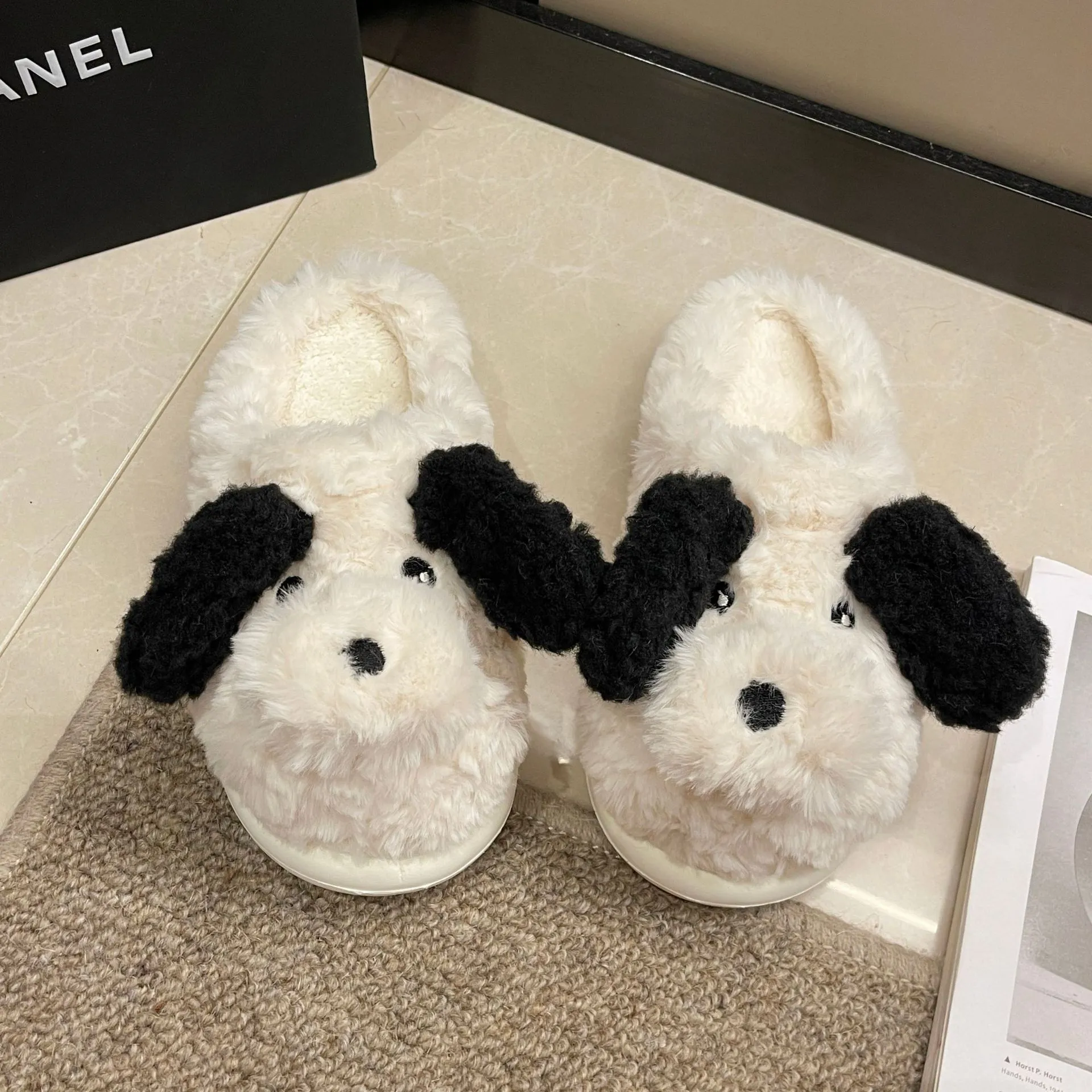 Fashionable Home Puppy Cotton Slippers – Cozy Stylish, and Comfortable