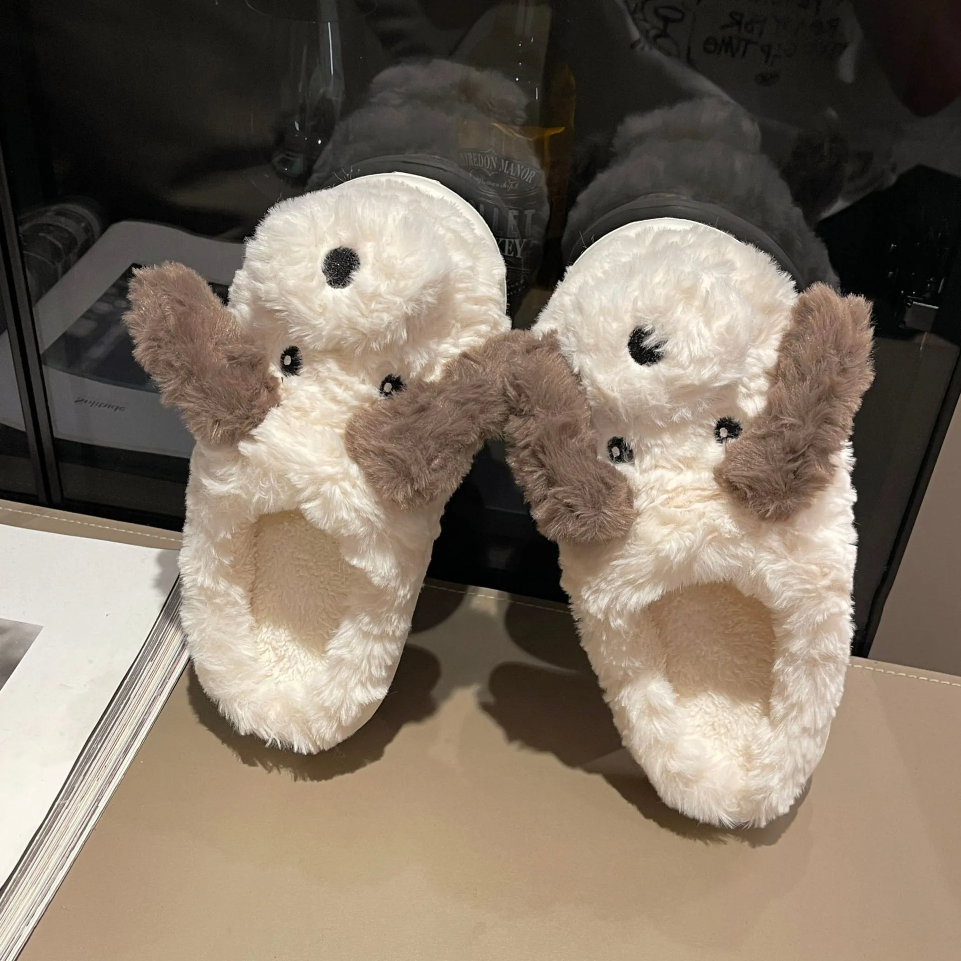 Fashionable Home Puppy Cotton Slippers – Cozy Stylish, and Comfortable