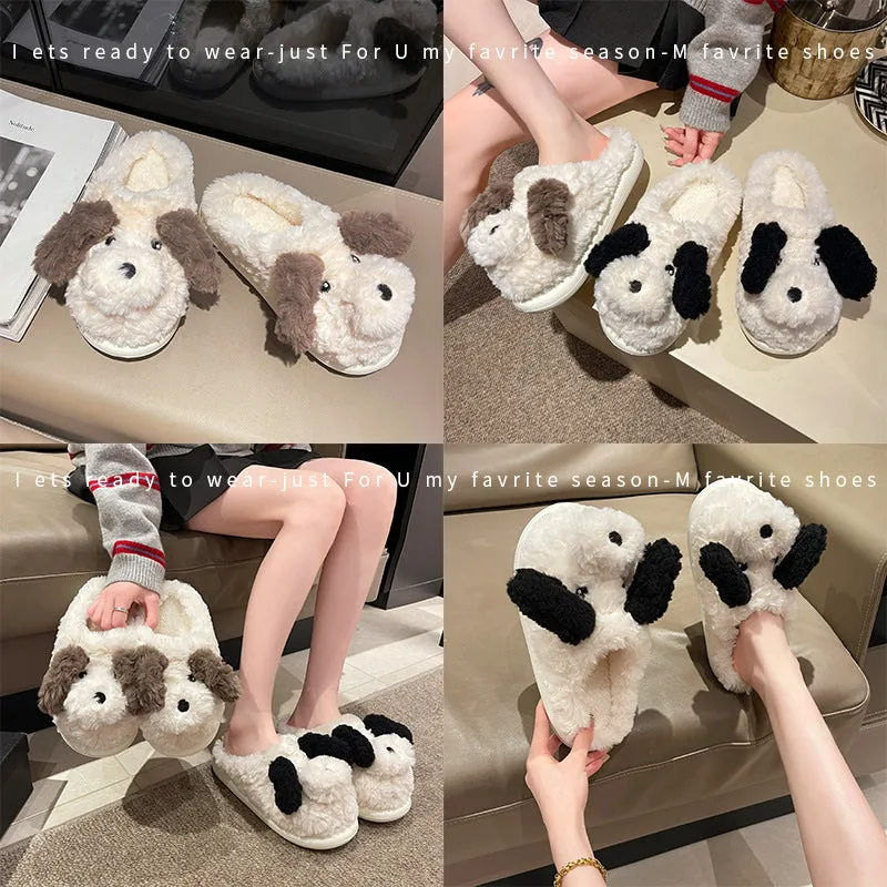 Fashionable Home Puppy Cotton Slippers – Cozy Stylish, and Comfortable