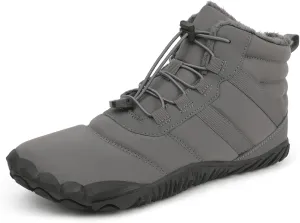 FLIOZY Winter Hiking Boots for Mens and Womens, Barefoot-Style Non-Slip Snow Boots, Waterproof Outdoor Hiking Shoes