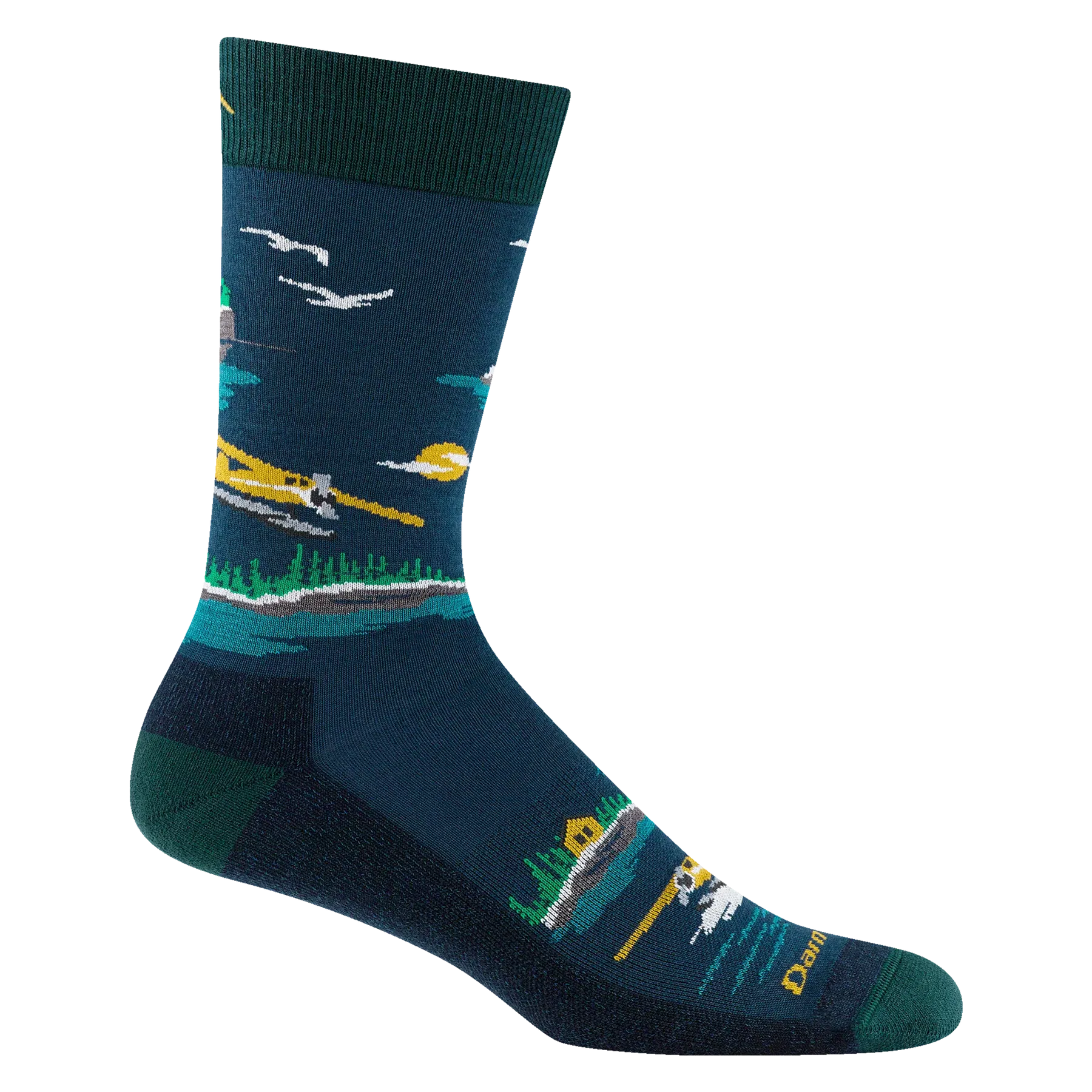 Float Boat Crew Lightweight Lifestyle Sock with Cushion (Men's) - D6120M