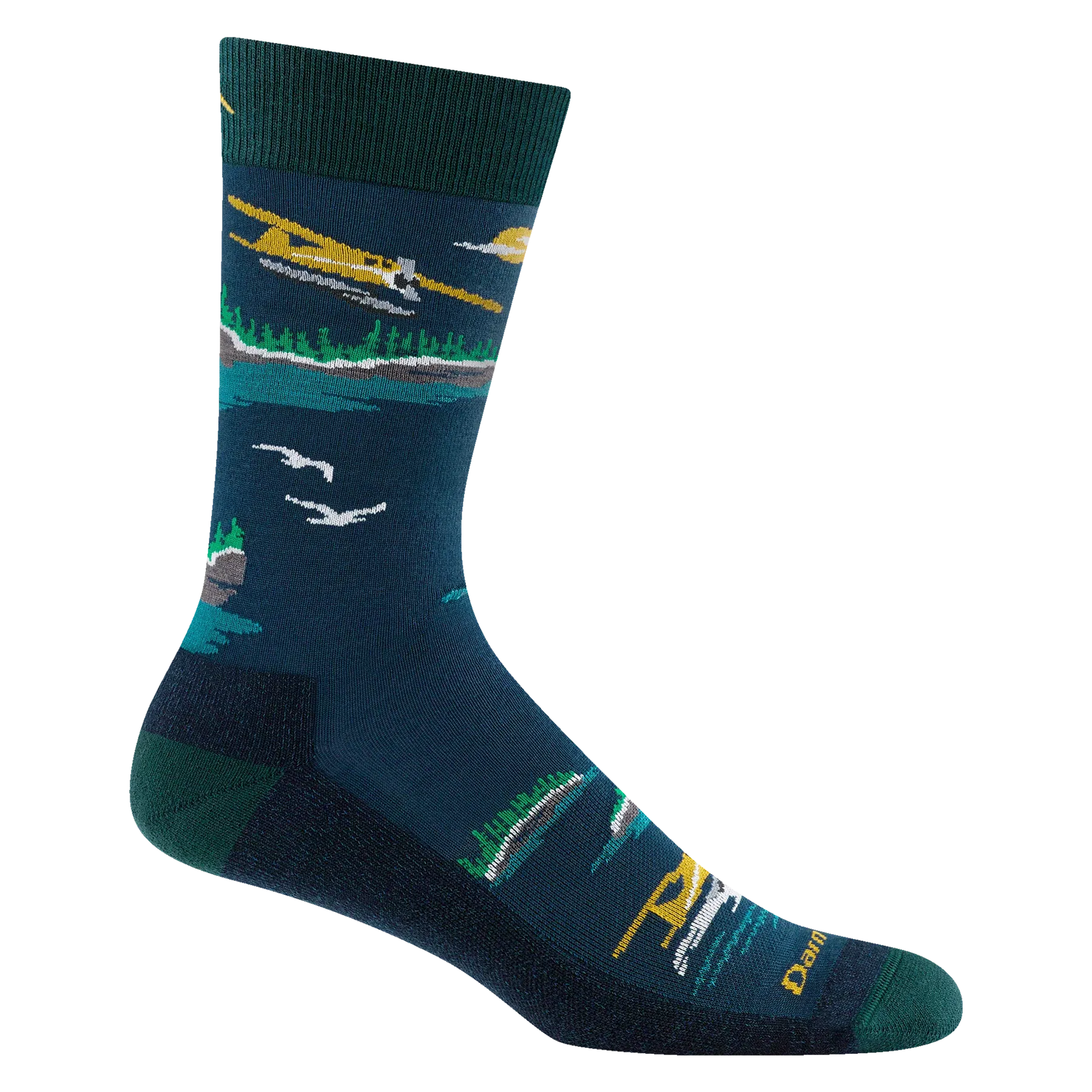 Float Boat Crew Lightweight Lifestyle Sock with Cushion (Men's) - D6120M