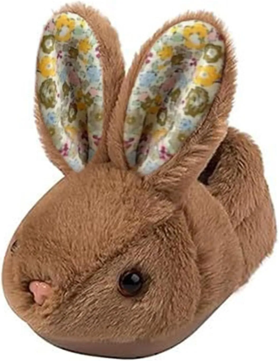 F??r Fuzzy Bunny Ear Slippers for Girls Kids Baby Toddler Infant Cotton Soft Ankle Flat Shoes Winter Non Slip Slipper