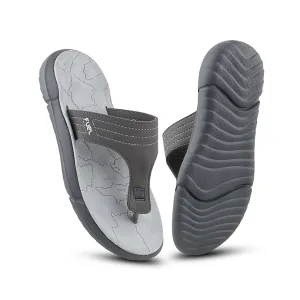 FUEL SAFARI SLIPPERS FOR MEN (GREY)